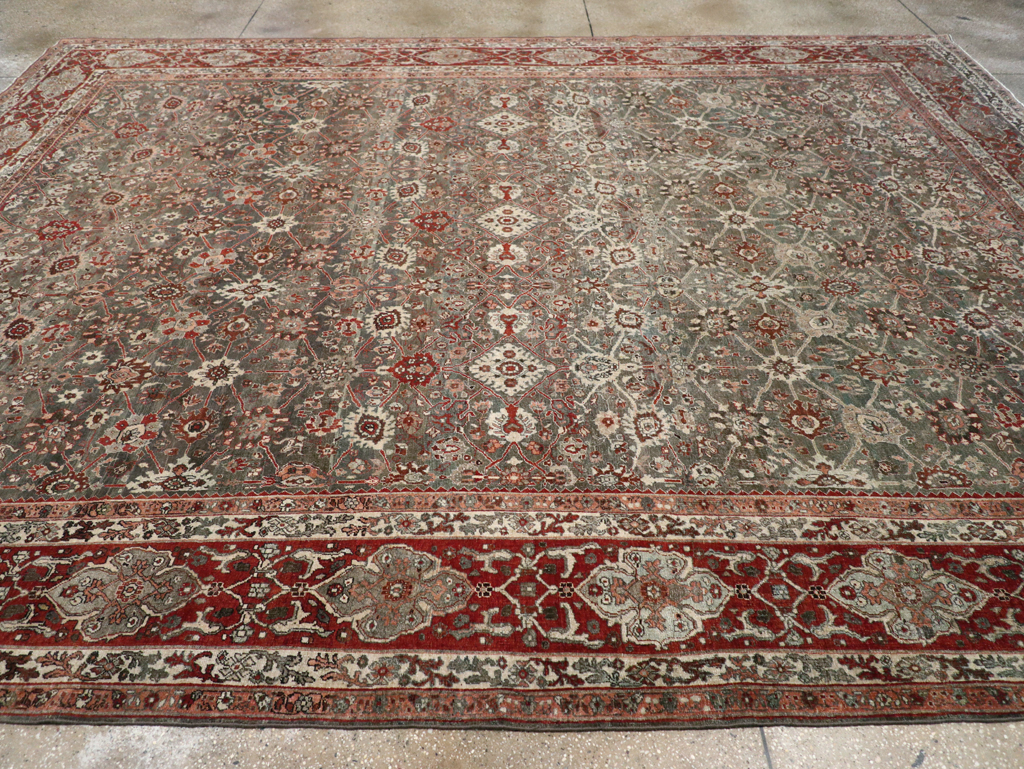 Antique Persian Bidjar Room Size Carpet, No.31162 - Gsblank