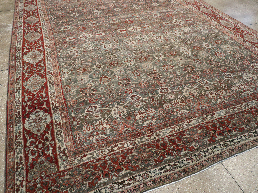 Antique Persian Bidjar Room Size Carpet, No.31162 - Gsblank