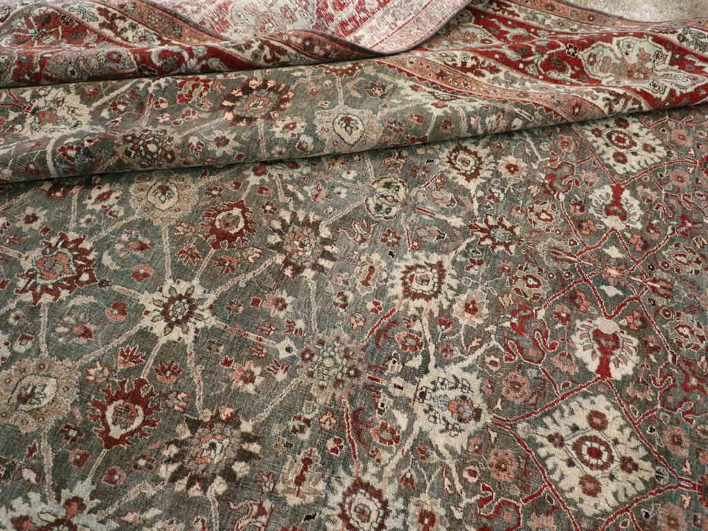 Antique Persian Bidjar Room Size Carpet, No.31162 - Gsblank