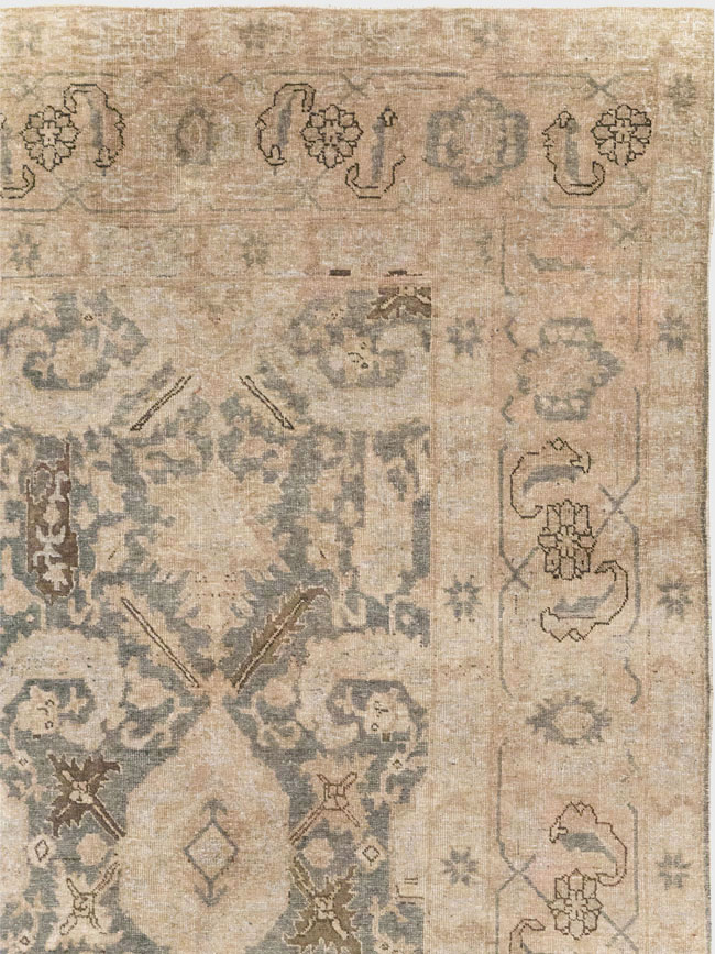 Antique Persian Tabriz Small Room Size Carpet, No.31167 - Gsblank