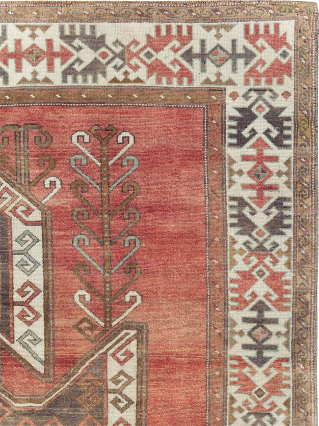 Vintage Turkish Anatolian Small Room Size Carpet, No.31168 - Gsblank