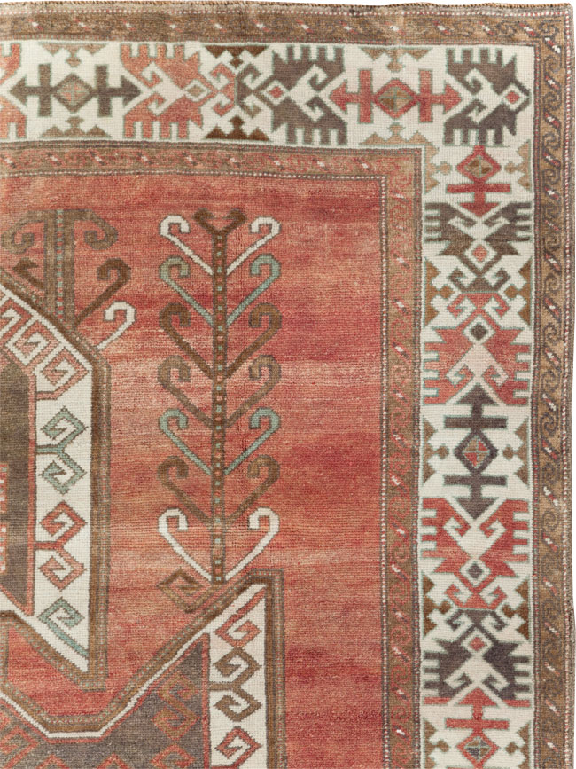 Vintage Turkish Anatolian Small Room Size Carpet, No.31168 - Gsblank