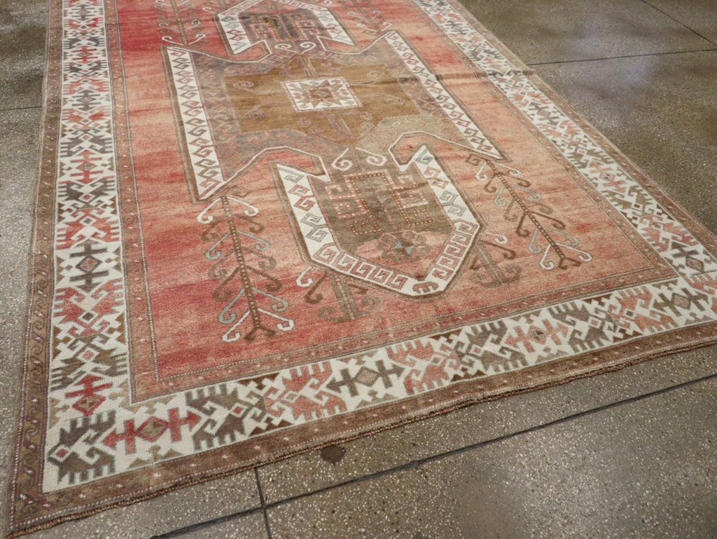 Vintage Turkish Anatolian Small Room Size Carpet, No.31168 - Gsblank