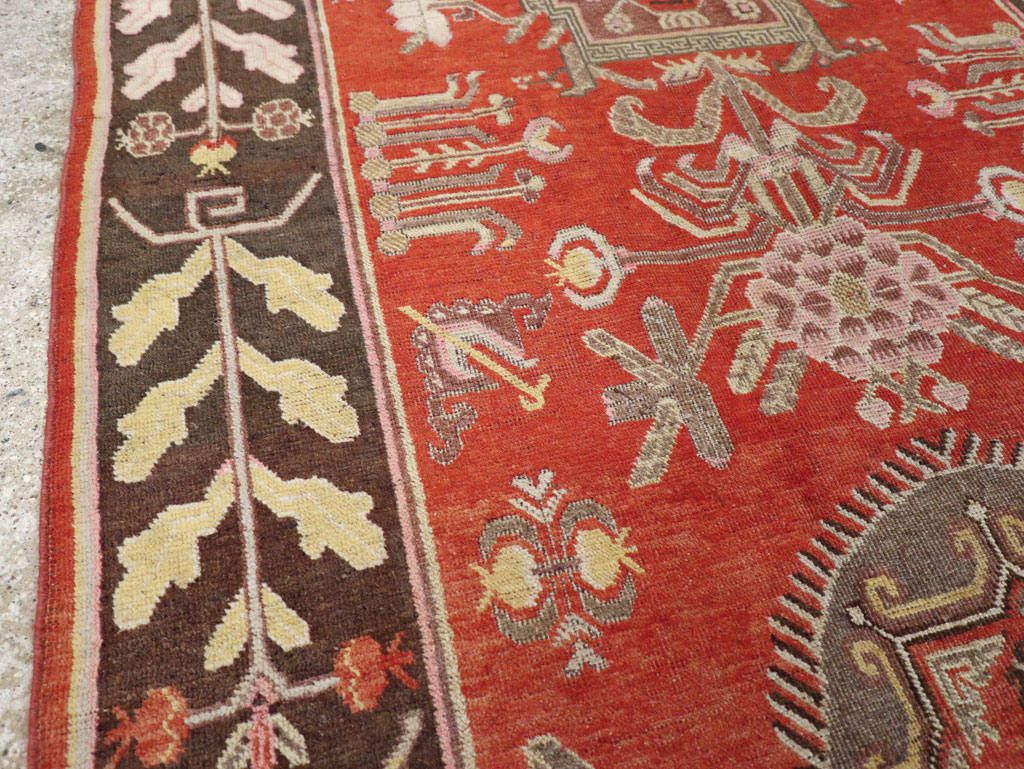 Antique East Turkestan Khotan Carpet, No.31173 - Gsblank