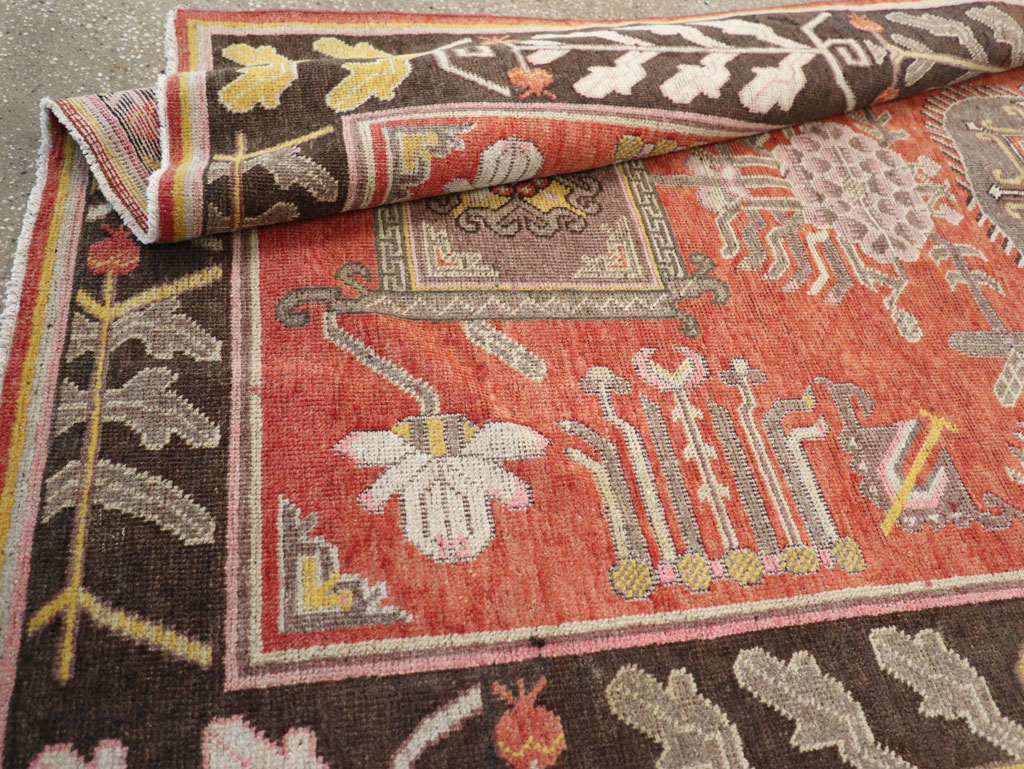 Antique East Turkestan Khotan Carpet, No.31173 - Gsblank