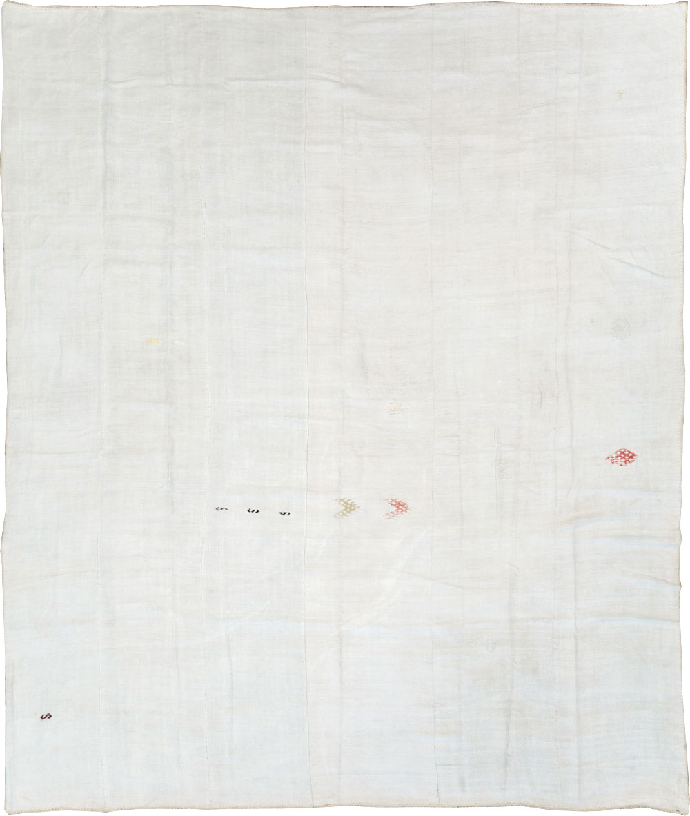 Vintage Turkish Flatweave Kilim Room Size Carpet, No.31175 - Gsblank