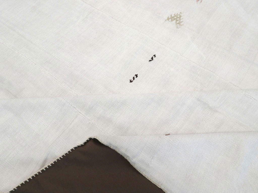 Vintage Turkish Flatweave Kilim Room Size Carpet, No.31175 - Gsblank