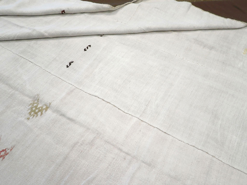 Vintage Turkish Flatweave Kilim Room Size Carpet, No.31175 - Gsblank