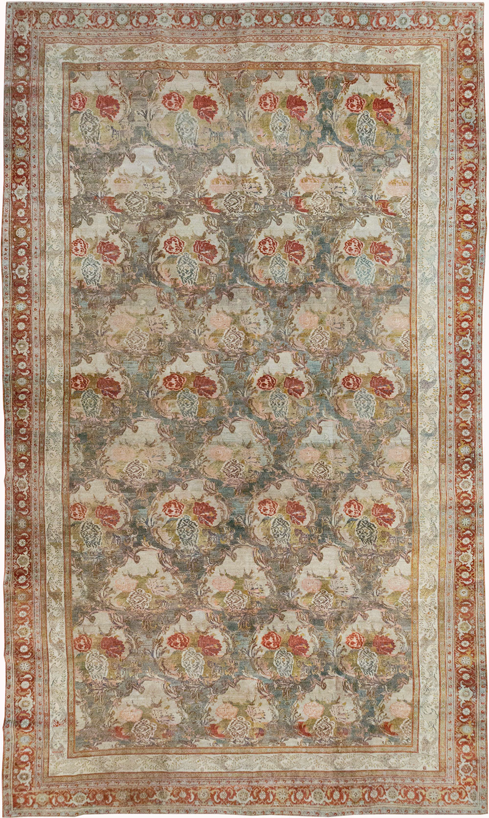 Antique Persian Bidjar Large Carpet, No.31178 - Gsblank