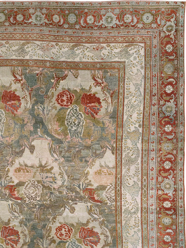 Antique Persian Bidjar Large Carpet, No.31178 - Gsblank
