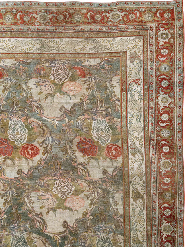 Antique Persian Bidjar Large Carpet, No.31178 - Gsblank
