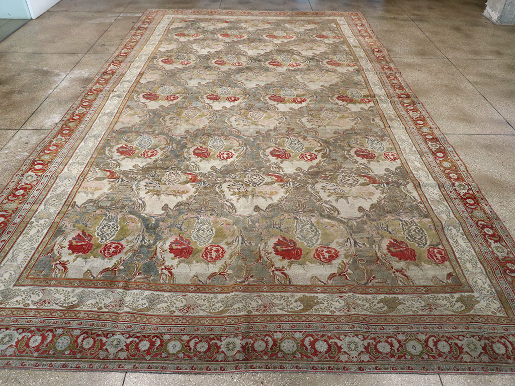 Antique Persian Bidjar Large Carpet, No.31178 - Gsblank