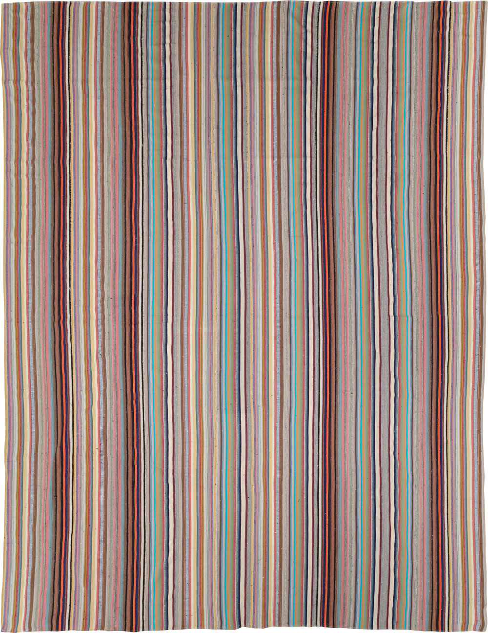 Contemporary Turkish Flatweave Kilim Large Carpet, No.31182 - Gsblank