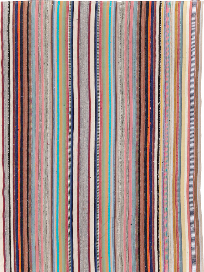 Contemporary Turkish Flatweave Kilim Large Carpet, No.31182 - Gsblank