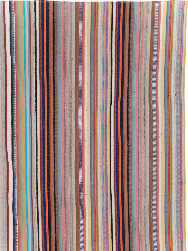 Contemporary Turkish Flatweave Kilim Large Carpet, No.31182 - Gsblank