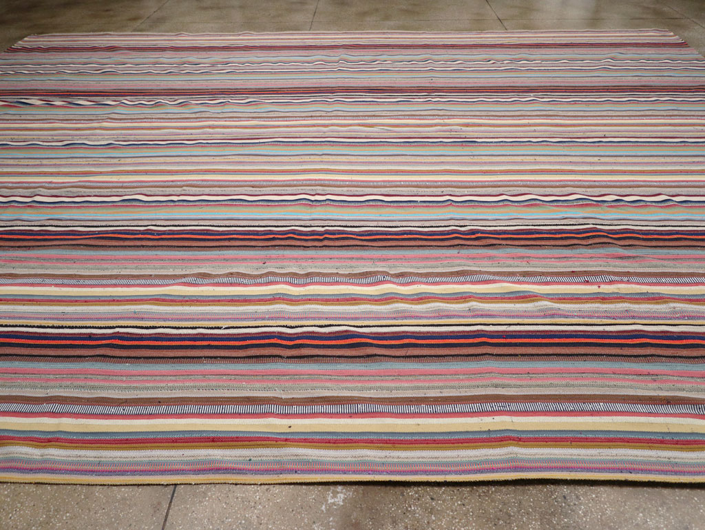 Contemporary Turkish Flatweave Kilim Large Carpet, No.31182 - Gsblank