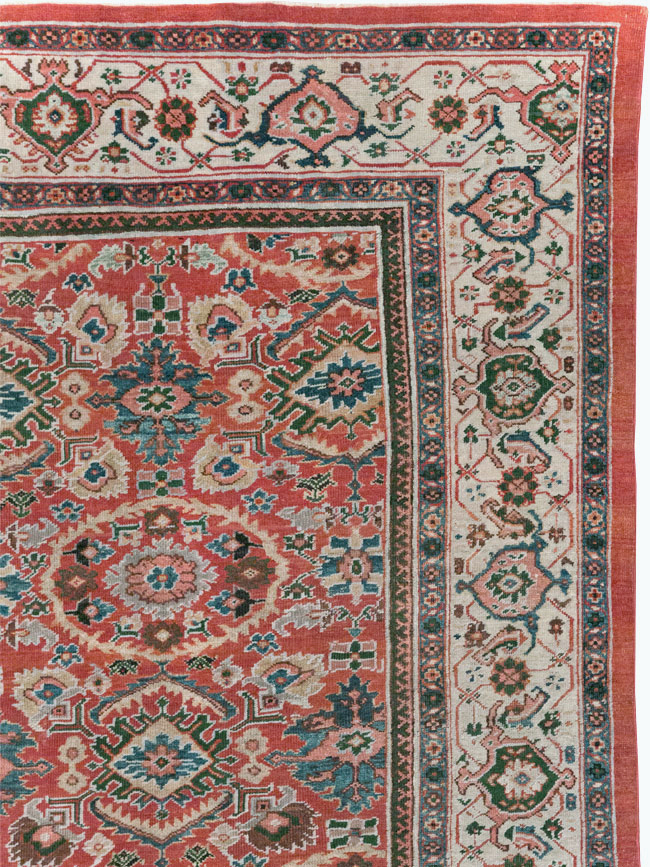 Antique Persian Mahal Room Size Carpet, No.31183 - Gsblank