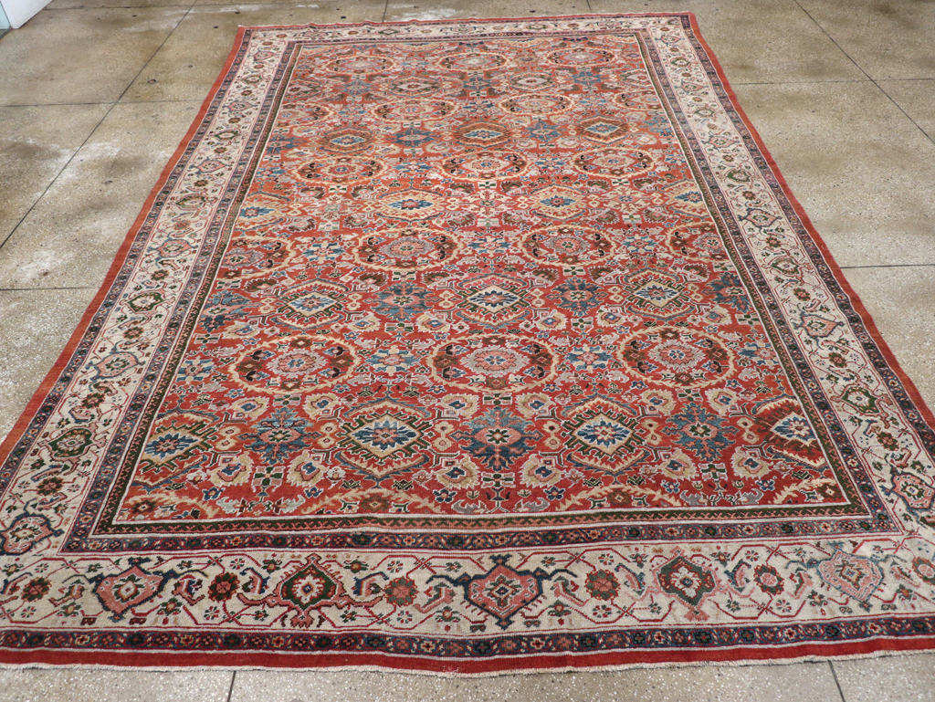 Antique Persian Mahal Room Size Carpet, No.31183 - Gsblank