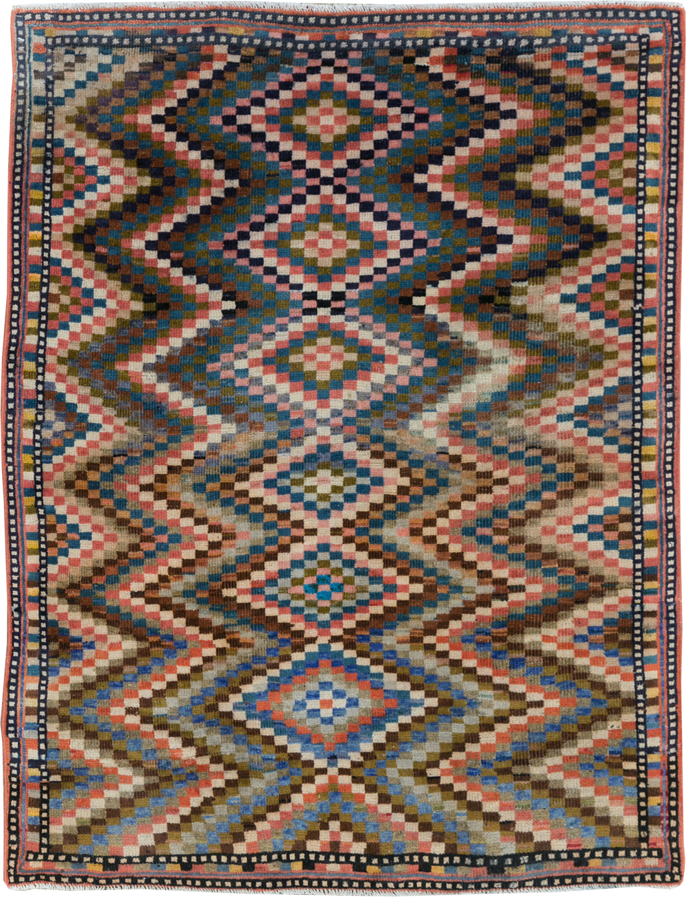 Vintage Persian Mahal Rug, No.31184 - Gsblank