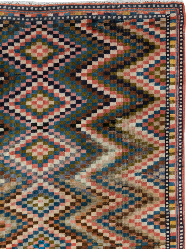 Vintage Persian Mahal Rug, No.31184 - Gsblank