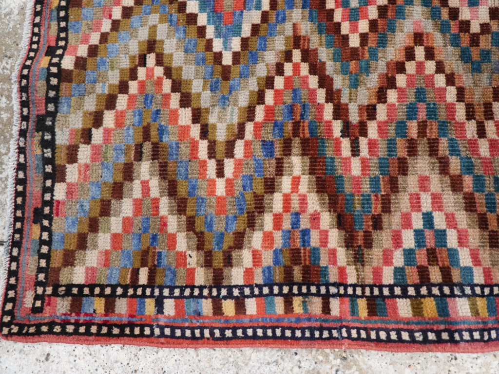 Vintage Persian Mahal Rug, No.31184 - Gsblank