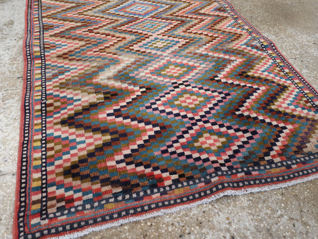 Vintage Persian Mahal Rug, No.31184 - Gsblank
