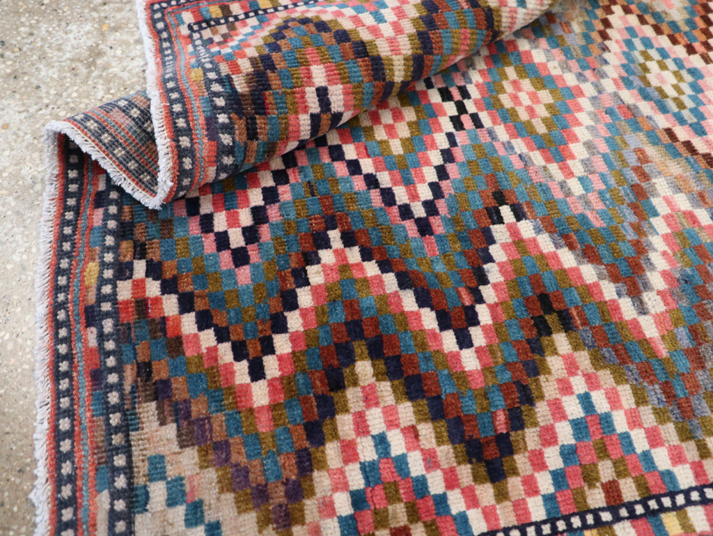 Vintage Persian Mahal Rug, No.31184 - Gsblank