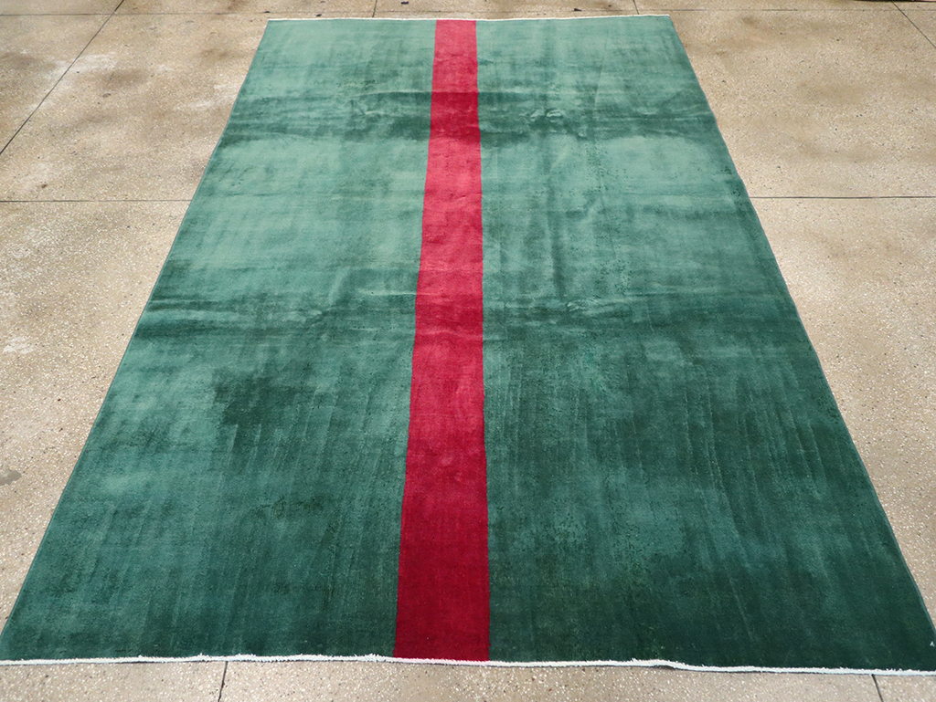 Vintage Turkish Art Deco Style Carpet, No.31188 - Gsblank