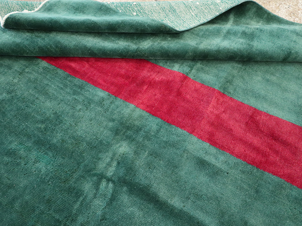 Vintage Anatolian Deco Style Carpet, No.31188 - Gsblank