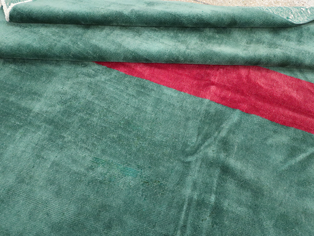 Vintage Anatolian Deco Style Carpet, No.31188 - Gsblank