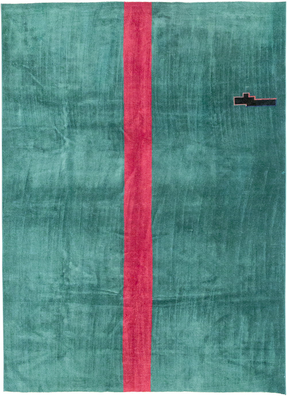 Vintage Turkish Art Deco Style Carpet, No.31189 - Gsblank