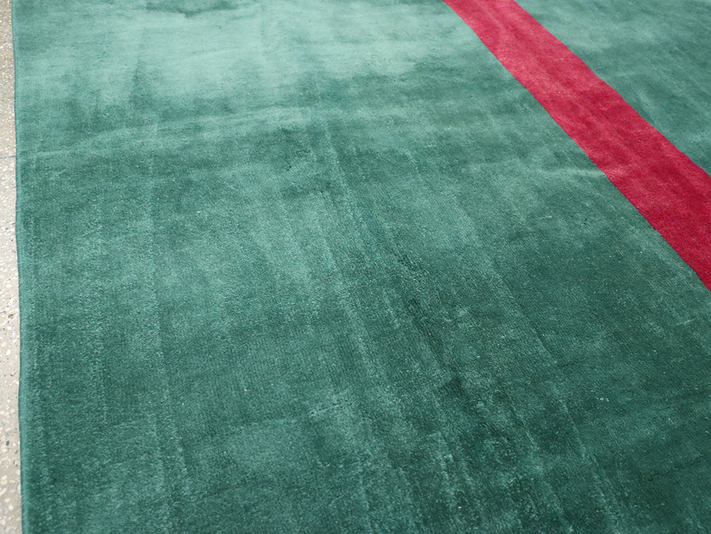 Vintage Turkish Art Deco Style Carpet, No.31189 - Gsblank