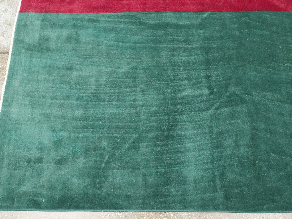 Vintage Turkish Art Deco Style Carpet, No.31189 - Gsblank