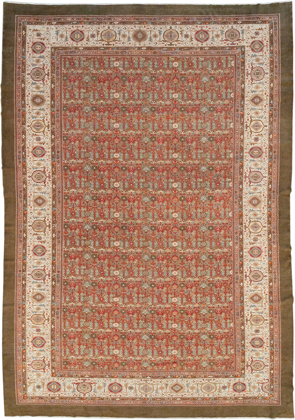 Vintage Persian Malayer Large Carpet, No.31194 - Gsblank