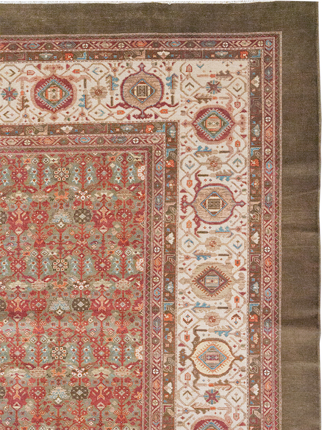 Vintage Persian Malayer Large Carpet, No.31194 - Gsblank