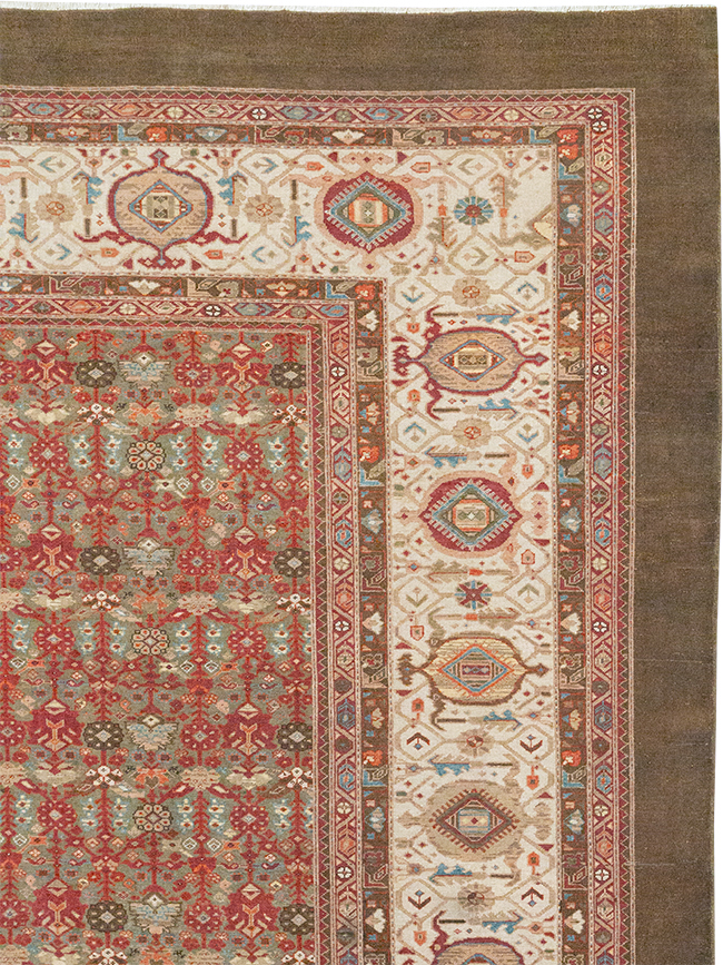 Vintage Persian Malayer Large Carpet, No.31194 - Gsblank
