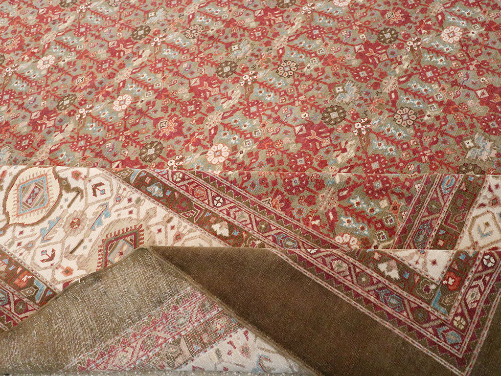 Vintage Persian Malayer Large Carpet, No.31194 - Gsblank