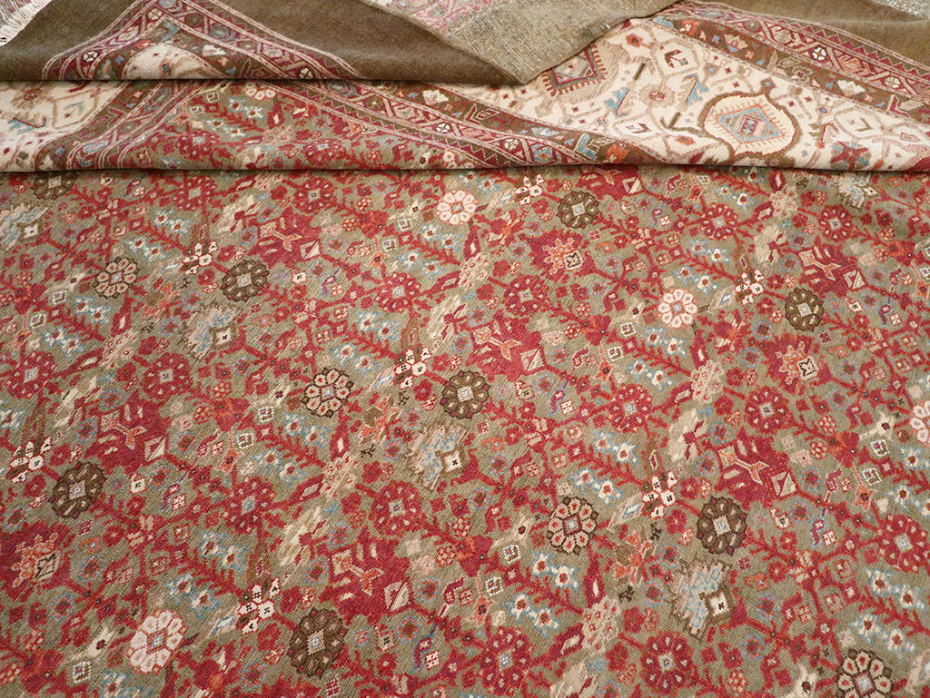 Vintage Persian Malayer Large Carpet, No.31194 - Gsblank