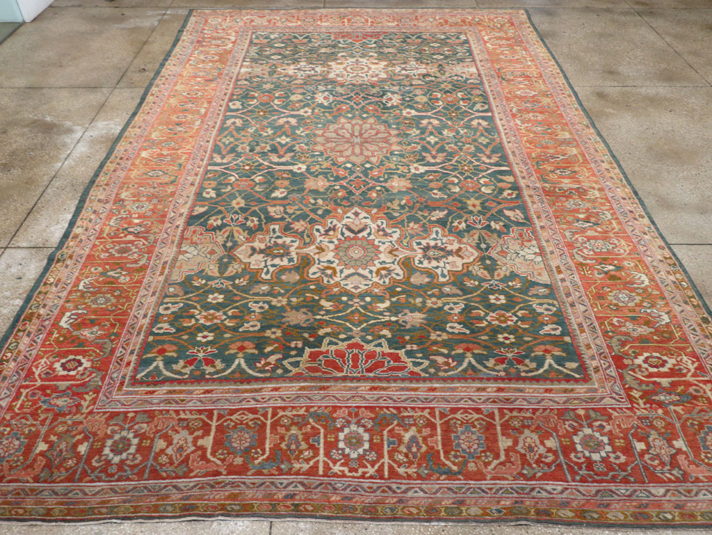 Antique Persian Sultanabad Room Size Carpet, No.31195 - Gsblank