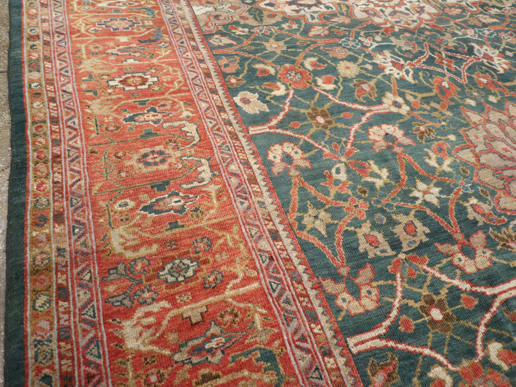 Antique Persian Sultanabad Room Size Carpet, No.31195 - Gsblank