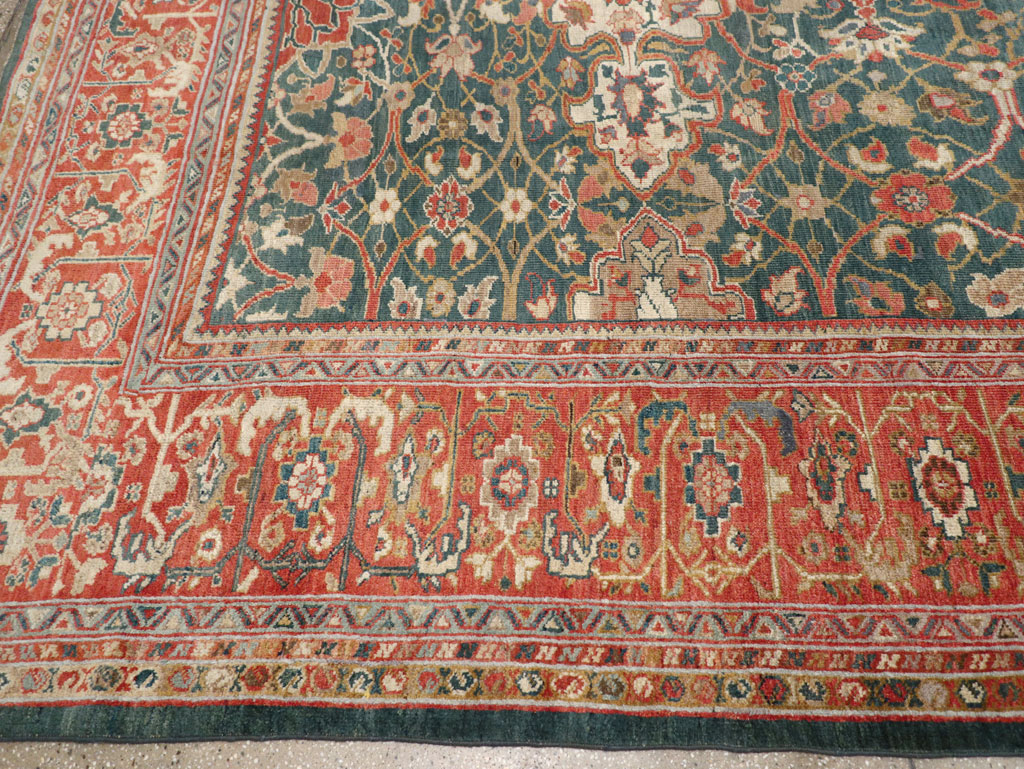 Antique Persian Sultanabad Room Size Carpet, No.31195 - Gsblank