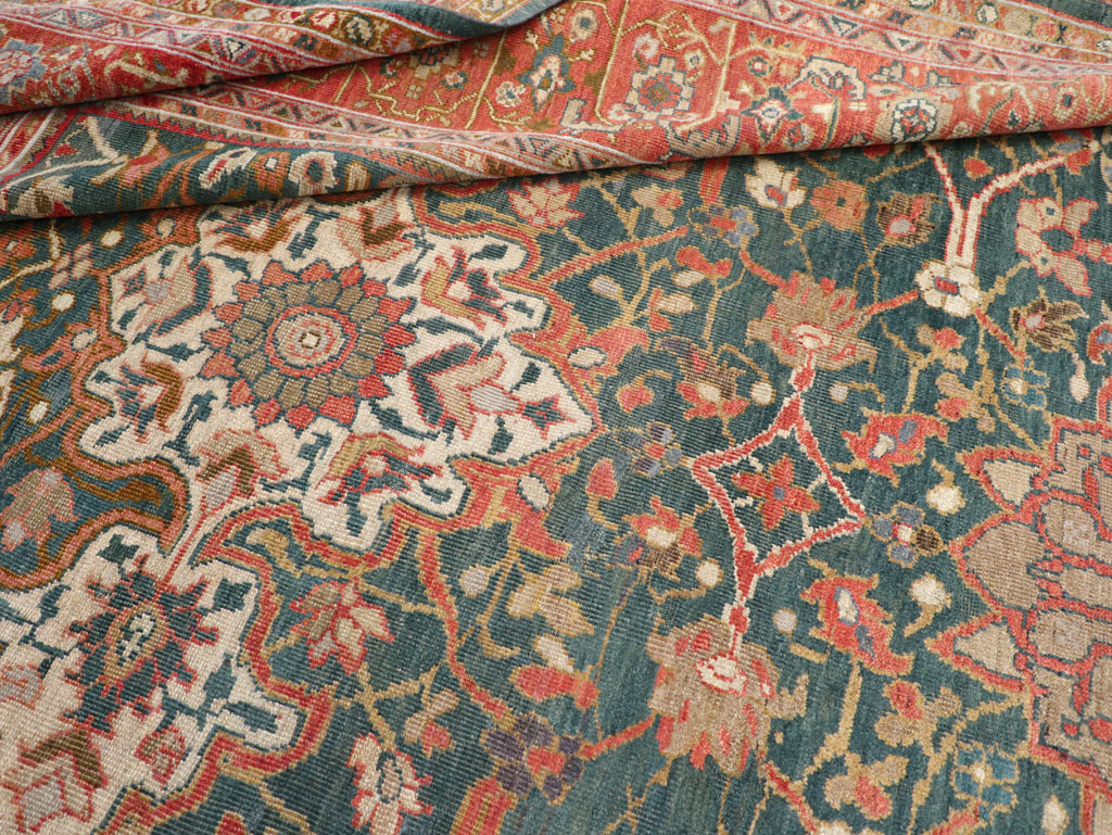 Antique Persian Sultanabad Room Size Carpet, No.31195 - Gsblank