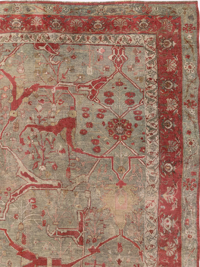 Antique Persian Bidjar Large Carpet, No.31199 - Gsblank