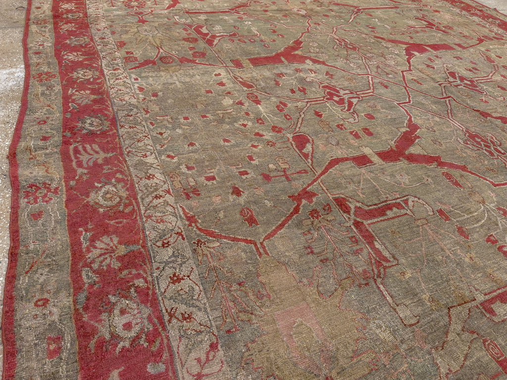 Antique Persian Bidjar Large Carpet, No.31199 - Gsblank