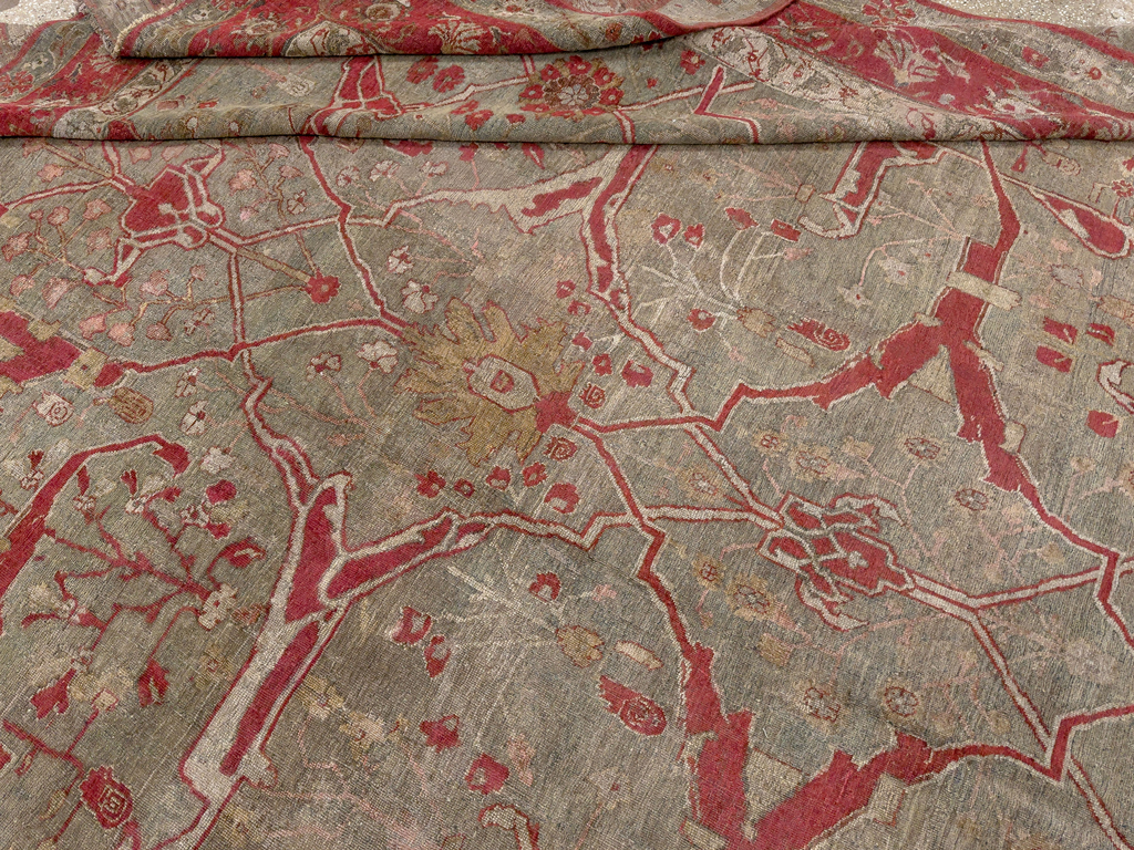 Antique Persian Bidjar Large Carpet, No.31199 - Gsblank