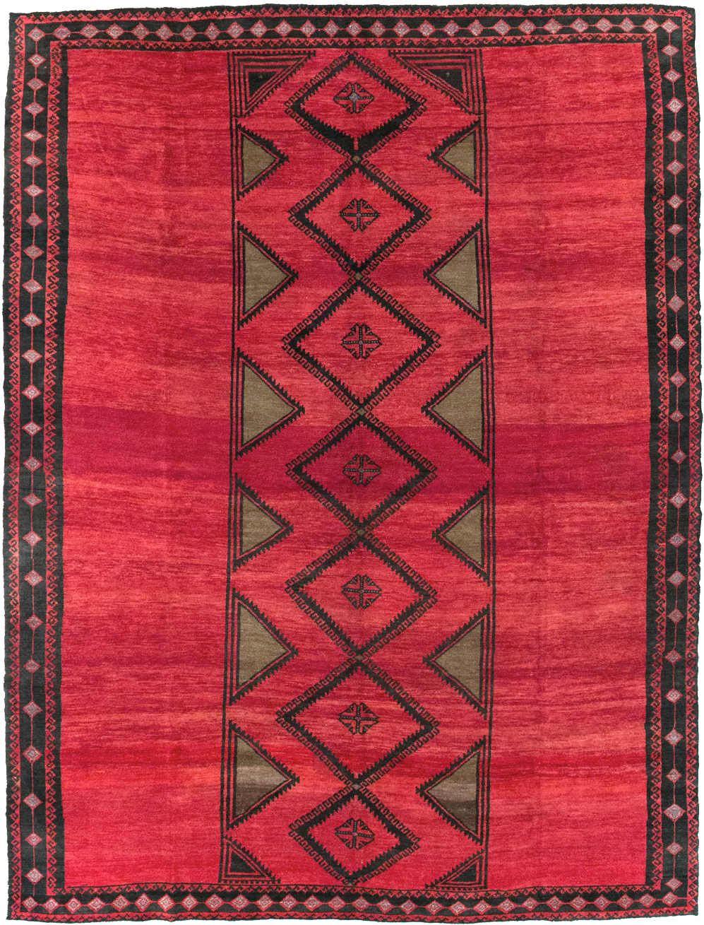 Vintage Turkish Anatolian Tribal Room Size Carpet, No.31202 - Gsblank