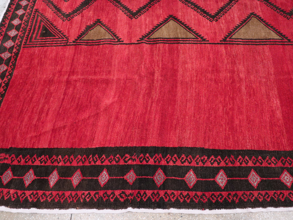 Vintage Turkish Anatolian Tribal Room Size Carpet, No.31202 - Gsblank