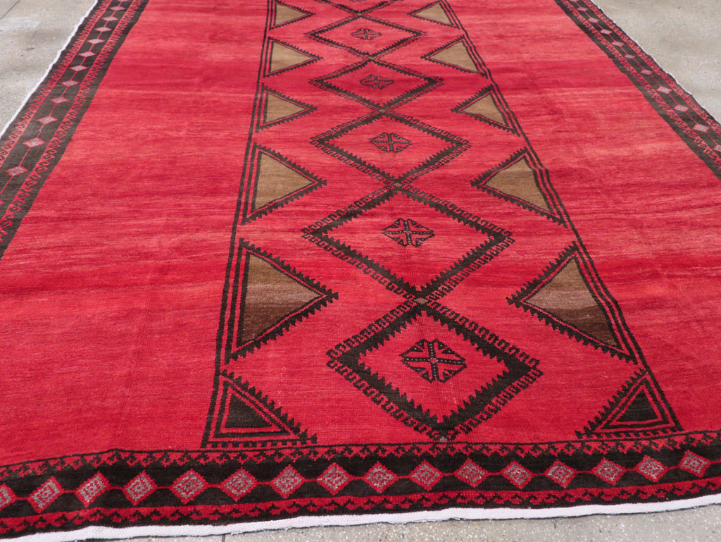 Vintage Turkish Anatolian Tribal Room Size Carpet, No.31202 - Gsblank