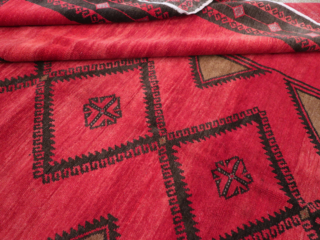 Vintage Turkish Anatolian Tribal Room Size Carpet, No.31202 - Gsblank