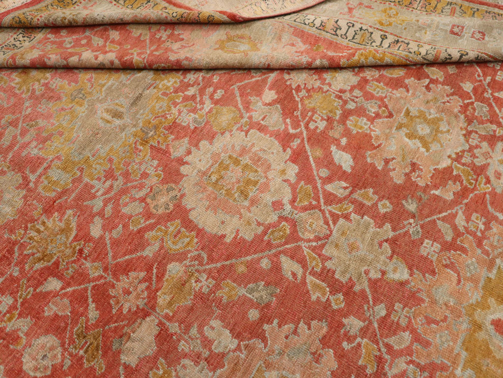 Antique Turkish Ghiordes Room Size Carpet, No.31206 - Gsblank